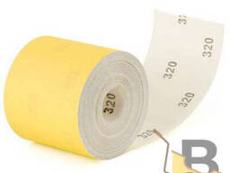Шліфувальна шкурка на паперовій основі К320, 115мм х 50м Intertool BT-0826