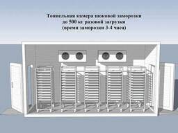 Шокова заморозка ( Установка піл ключ) Хлібо булочних виробів