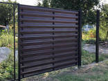 Штакетник (еврозабор) металлический на забор, клумбу, купить в Чернигове - фото 2