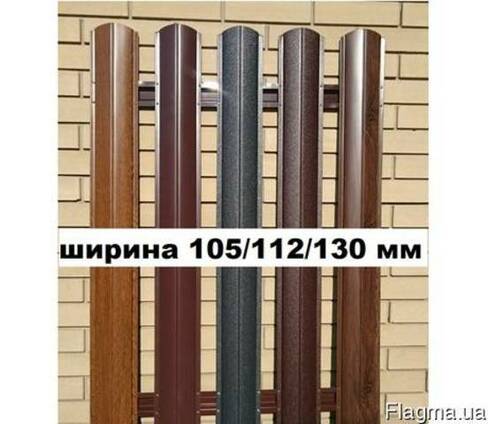 Штакетник металлический евроштакетник забор из штахета