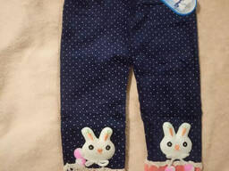 Штани для дівчинки на флісі