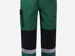 Штани робочі зелено-чорні