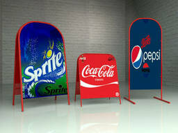 Штендер - наружная реклама, изготовление