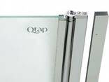 Штора на ванну Qtap Standard CRM407513APR скло Pear 6 мм, 75х130 см, права - фото 3