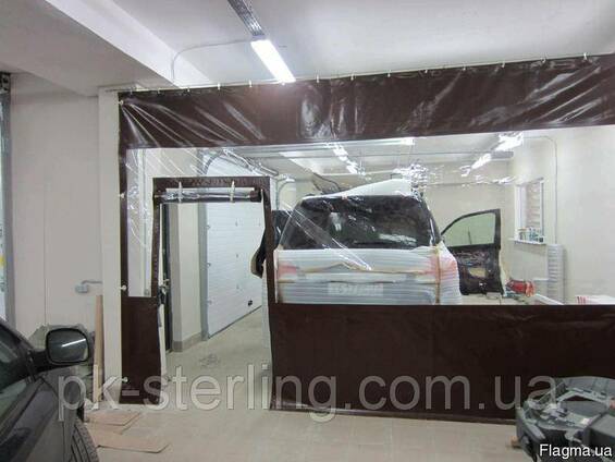 Шторы ПВХ для автомоек производственных помещений:цеха, СТО