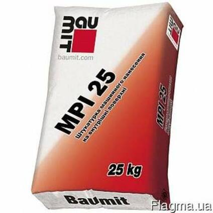 Штукатурка цементно-известковая Baumit MPI-25 д/внутр. работ