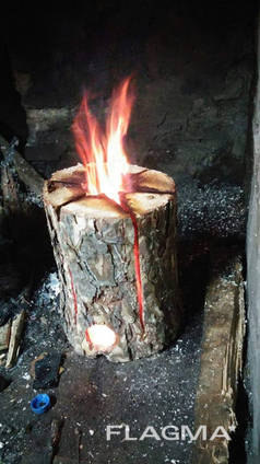 Шведский факел от Husqvarna. Костер с помощью бензопилы | Мастер-классы