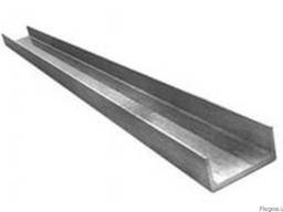 Швеллер алюминиевый 100х50х5,0 мм, марка АД31