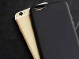 Силиконовый чехол матовый iPhone 6/6s black - фото 3