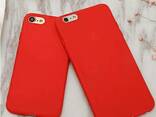 Силиконовый чехол матовый iPhone 7/8 red - фото 3
