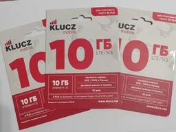 Сим карта Польша. Оператор "KLUCZ". Активированная.