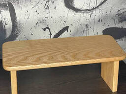 Скамейка для медитации. Скамеечка для йоги. Лавка для молитвы из натурального дерева (бук)