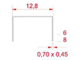 Скоба Bizon 24/06 (офісна) (2000 шт)