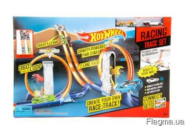 Скоростной трек с 2 машинками Hot Wheel