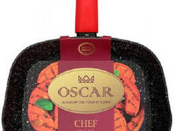 Сковорода Oscar CHEF гриль 28 см б/кришки