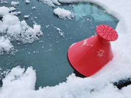 Скребок автомобильный для чистки снега и льда конусообразный