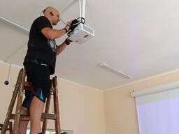 Установка, монтаж проектора, телевізора в Одесі