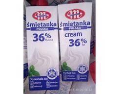 Сливки кондитерские "mlecovita" 36%