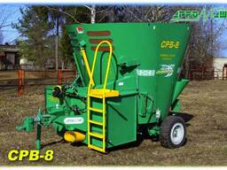 Смеситель-раздатчик кормов СРВ-8 Бобруйскагромаш. ..