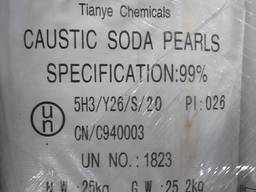 Сода каустическая гранулированная Китай/Натр едкий гранулированный/Caustik soda pearls