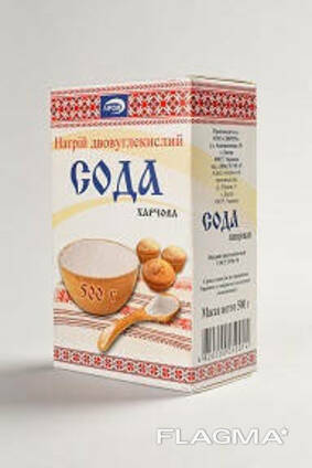 Сода пищевая 0,5кг Украина (30 пач)