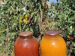 Сок томатный органический с Жёлтых помидоров