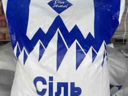 Соль пищевая каменная «Экстра» в мешках 25 кг, Харьков