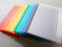 Сотовый поликарбонат (усиленный) 20 мм Цветной