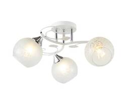 Современная потолочная люстра на 3 лампы белая Sirius (196343/3)