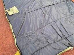 Спальный мешок зимний с подогревом до -20 Спальник 100х243см тёплый с синтепоном. Пиксель