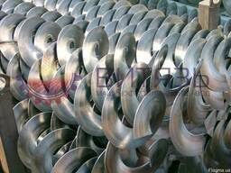 Спираль шнека (витки, сегменты)