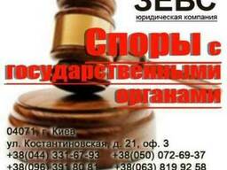 Споры с государственными органами