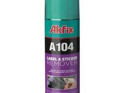 Спрей Akfix А104 для видалення стікерів і етикеток 200 мл