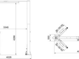 SR-2055H Автомобильный Двухстоечный Электрогидравлический Подъемник C Электрической. ..