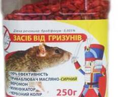 Щелкунчик зерно в ПЭТ бутылке 250 гр средство от грызунов мышей