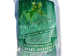 Средство от моли ароматизированное в таблетках Эвкалипт, 4 таблетки