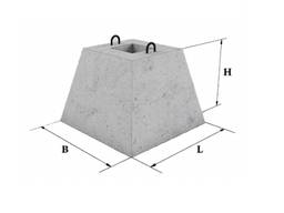 Стакан, фундамент забора Ф0-2а