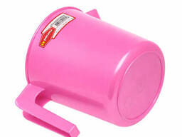 Стакан мерный пластмассовый с ручкой для пищевых продуктов 1750 мл Турция Розовый