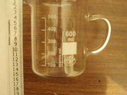 Стаканы стеклянные с ручкой и градуировкой SIMAX