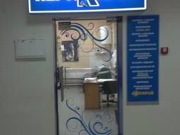 Стеклянные двери киев