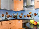 Стеклянный фартук, фартук из стекла, фартук для кухни - фото 3