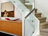 Стеклянные перила для лестницы - фото 2
