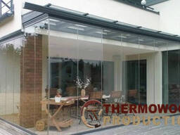 Стеклянные террасы, беседки, веранды. Стеклянные крыши. Стационарные и раздвижные