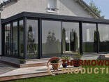 Стеклянные террасы, беседки, веранды. Стеклянные крыши. Стационарные и раздвижные - фото 3
