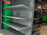Стелаж торговий двосторонній металевий бу, стелаж острівний бу, стелажі бу - фото 3