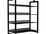 Стеллаж для дома Dozer(черный,4 полки) - фото 2