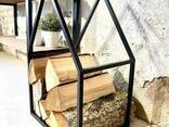 Стелаж для дров у формі будиночка в стилі мінімалізм в Україні - фото 3