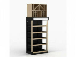 Стеллаж для вина с коробом (тип 1)