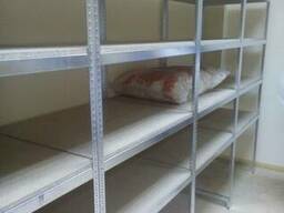 Стеллажи металлические разборные с полками 72х60см