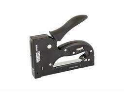 Степлер рессорный Mastertool скоба R53 4-14мм плавная регулировка силы удара, корпус. ..